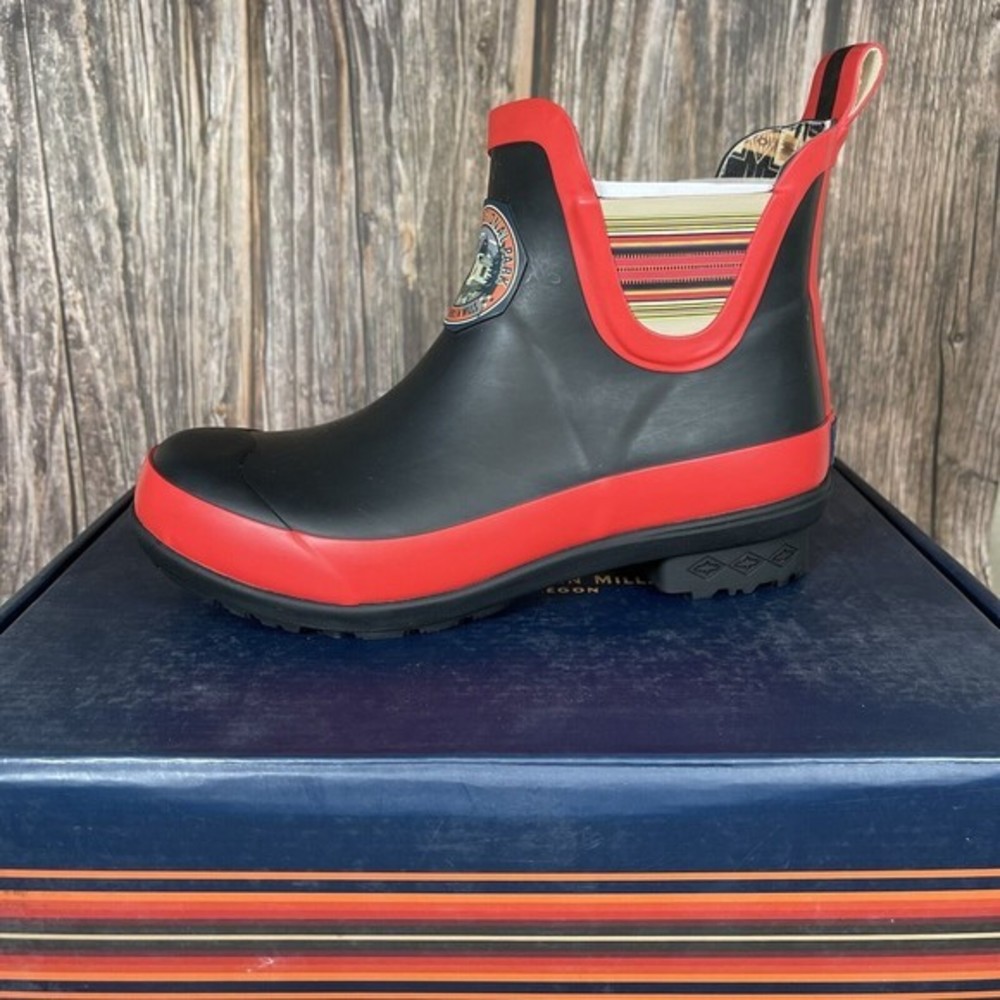 Pendleton Womens Heritage Crater Lake National Park Acadia Black Rainboot Size 5 - Picture 10 of 10